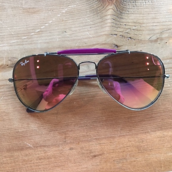 ray ban rainbow aviators